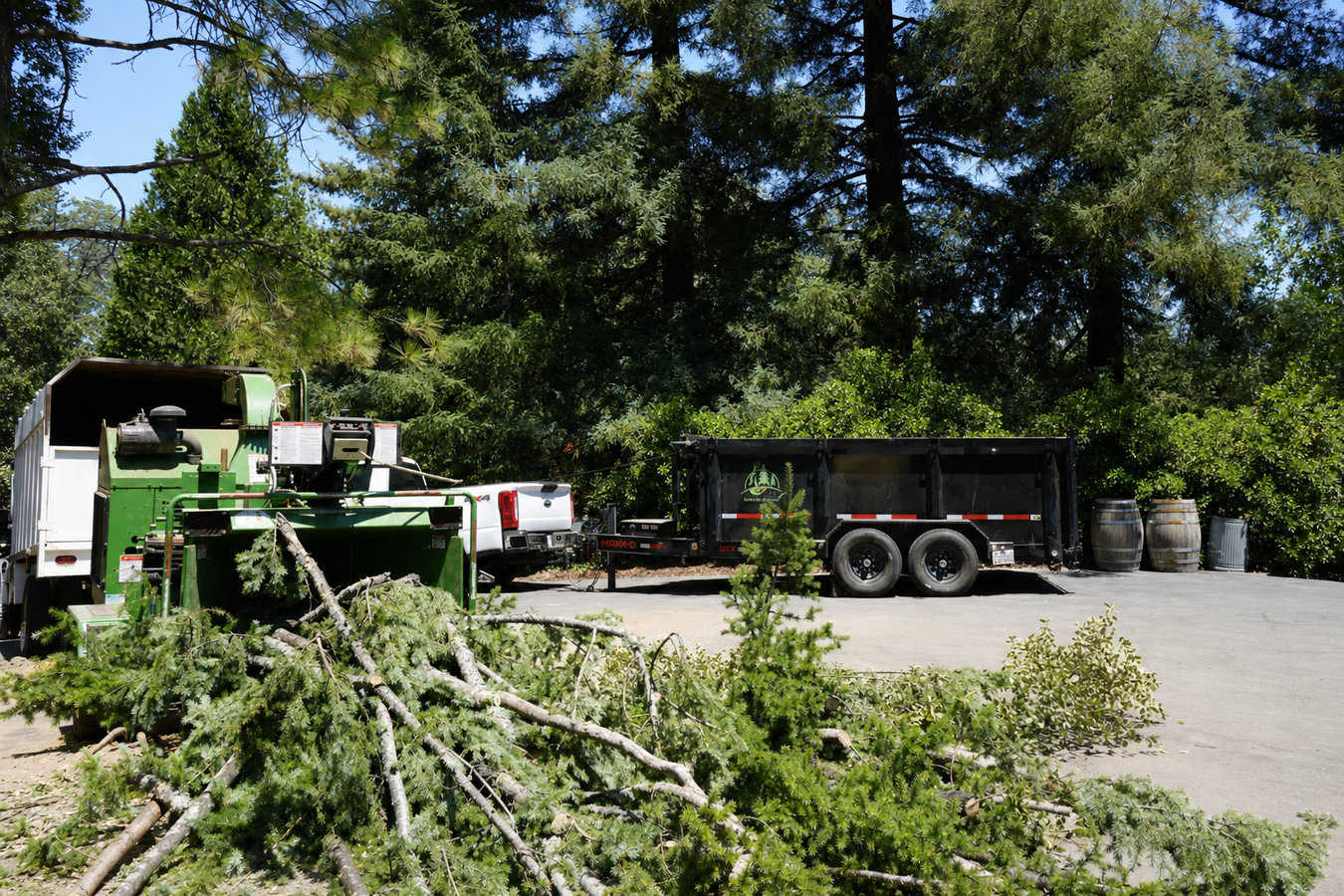 Land clearing in Dixon, CA